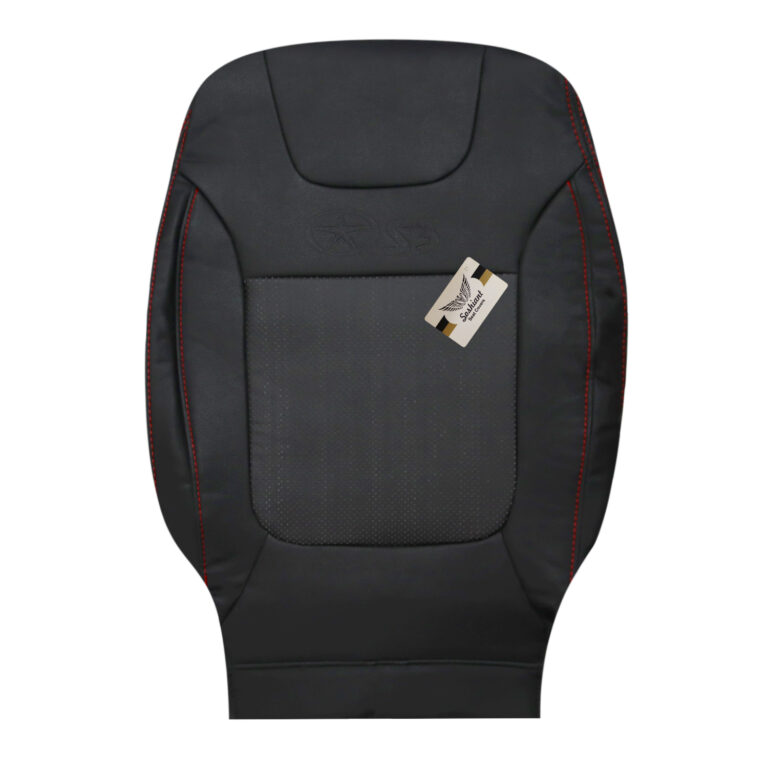 روکش صندلی مناسب جک S3 (چرم مشکی دوخت قرمز )