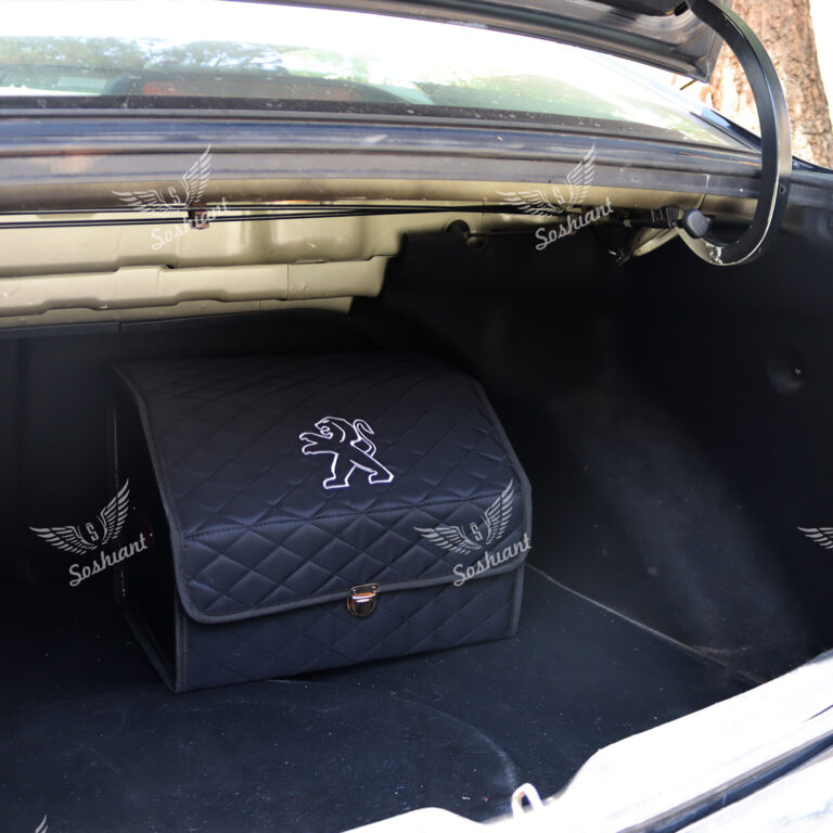 باکس نظم دهنده صندوق خودرو گلدوزی شده برزنت مدل پژو