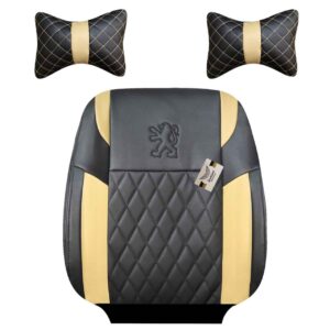 روکش صندلی پژو پارس جدید چرم مدل کاج همراه با پشت گردنی