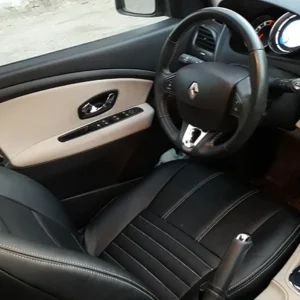 روکش صندلی رنو اسکالا چرم مشکی