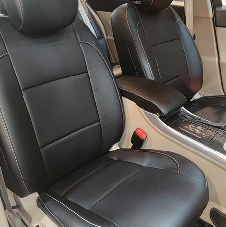 روکش صندلی رنو سفران چرم مشکی