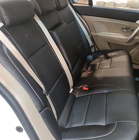 روکش صندلی رنو سفران چرم مشکی