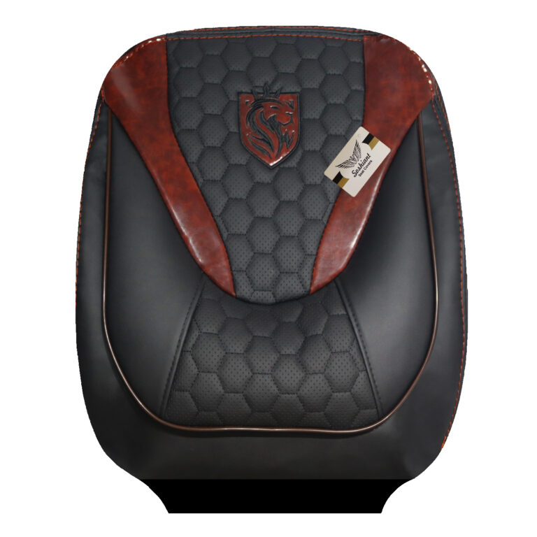 روکش صندلی پرشیا و پژو 405 قدیم چرم مدل ENZO طرح چوب به همراه پشت گردنی