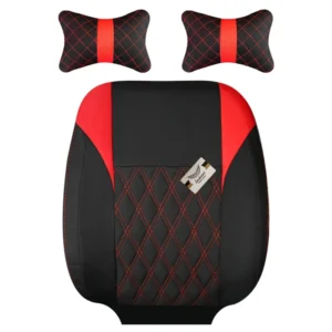 روکش صندلی پژو 206 و 207 و رانا پلاس پارچه جودون مدل گوشواره ای همراه با پشت گردنی