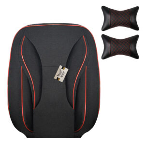 روکش صندلی پژو 206 و 207 و رانا پلاس پارچه جودون مشکی مدل سناتور طبی به همراه پشت گردنی