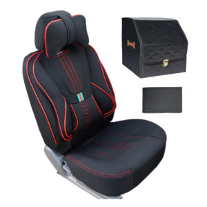 روکش صندلی پژو 206 و 207 پارچه جودون مدل Gucci همراه با پشت گردنی، دورفرمان و باکس سایز کوچک